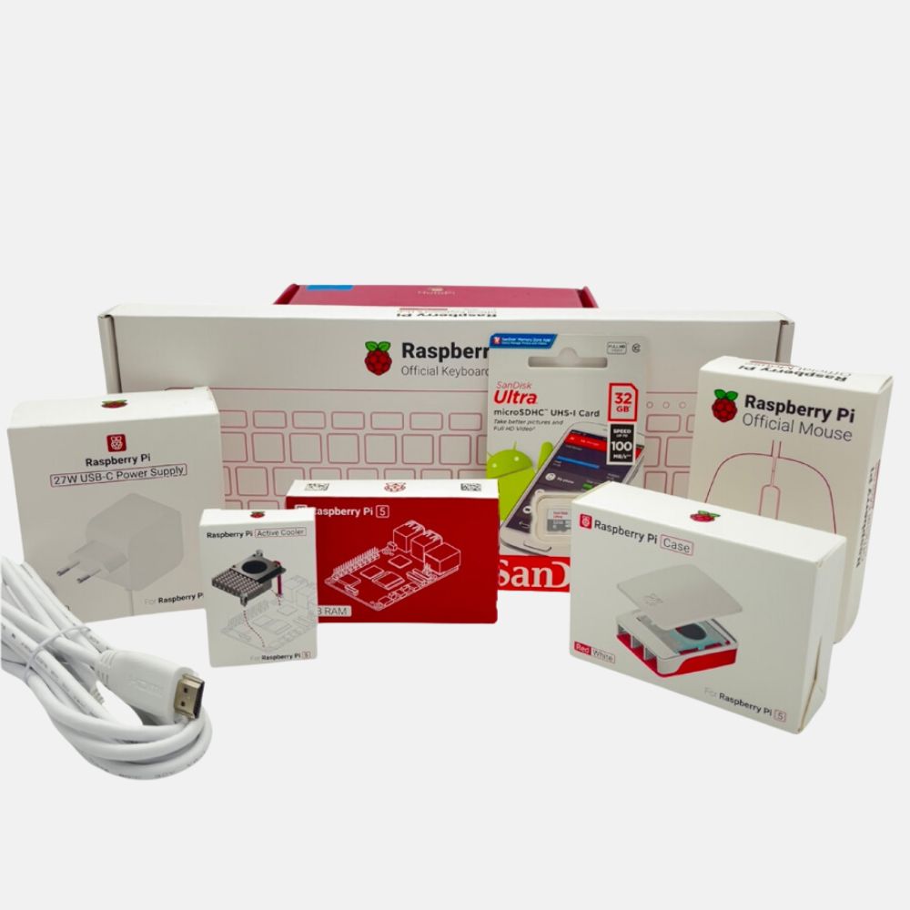 Starter Kit Plus Raspberry Pi 5 - 4Go | STEMBOTS Maroc