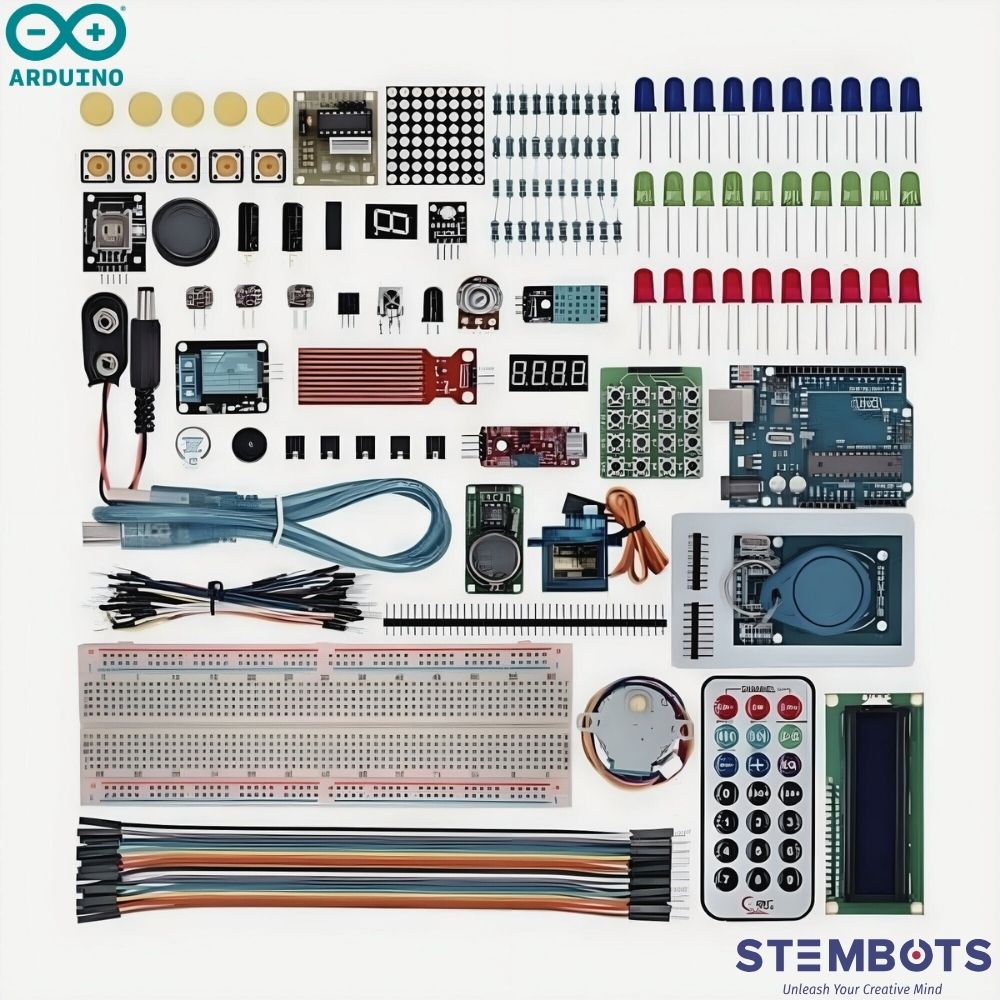 KIT ARDUINO UNO - STARTER PACK COMPLET | STEMBOTS Maroc