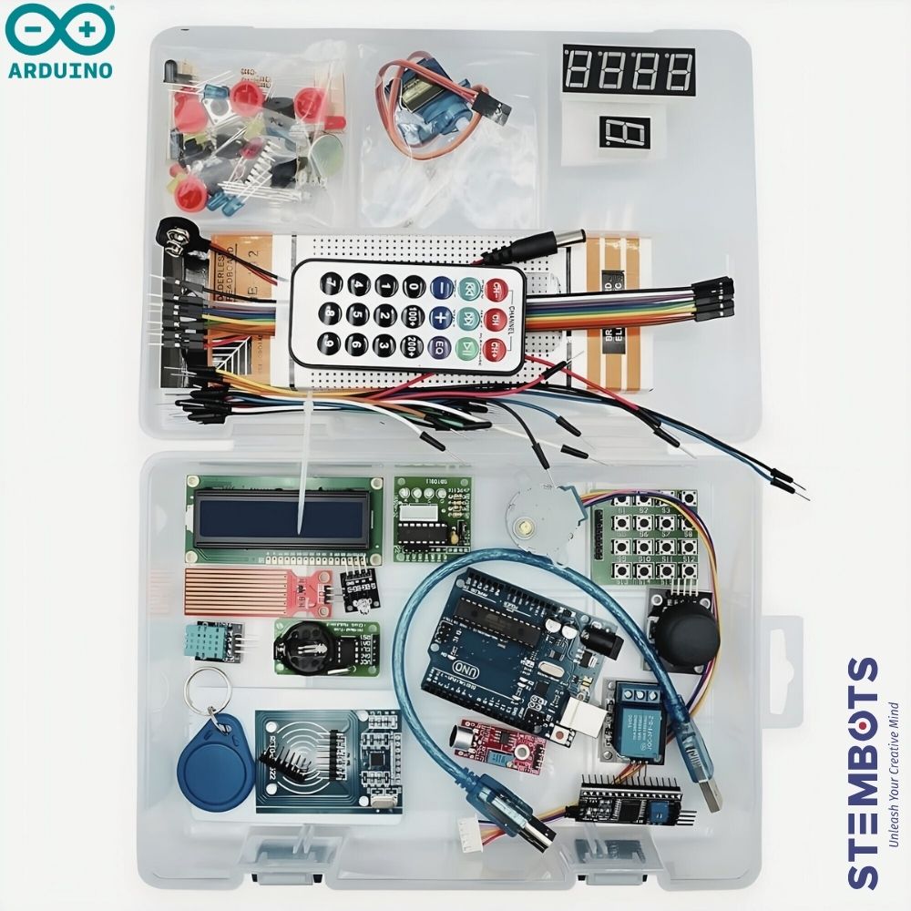 KIT ARDUINO UNO - STARTER PACK COMPLET | STEMBOTS Maroc